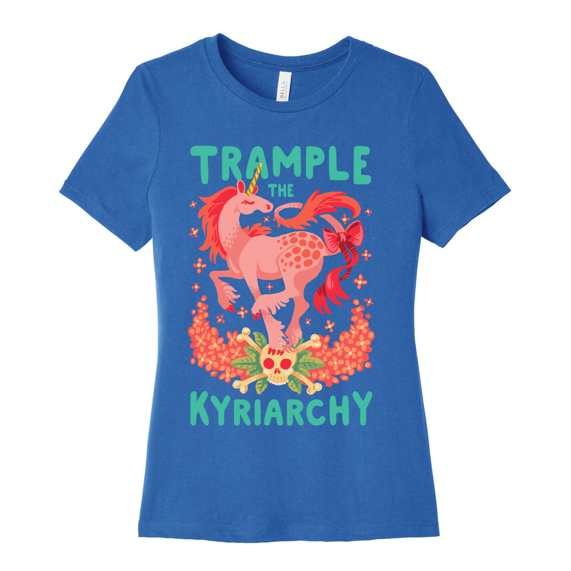Trample the Kyriarchy Women's Cotton Tee